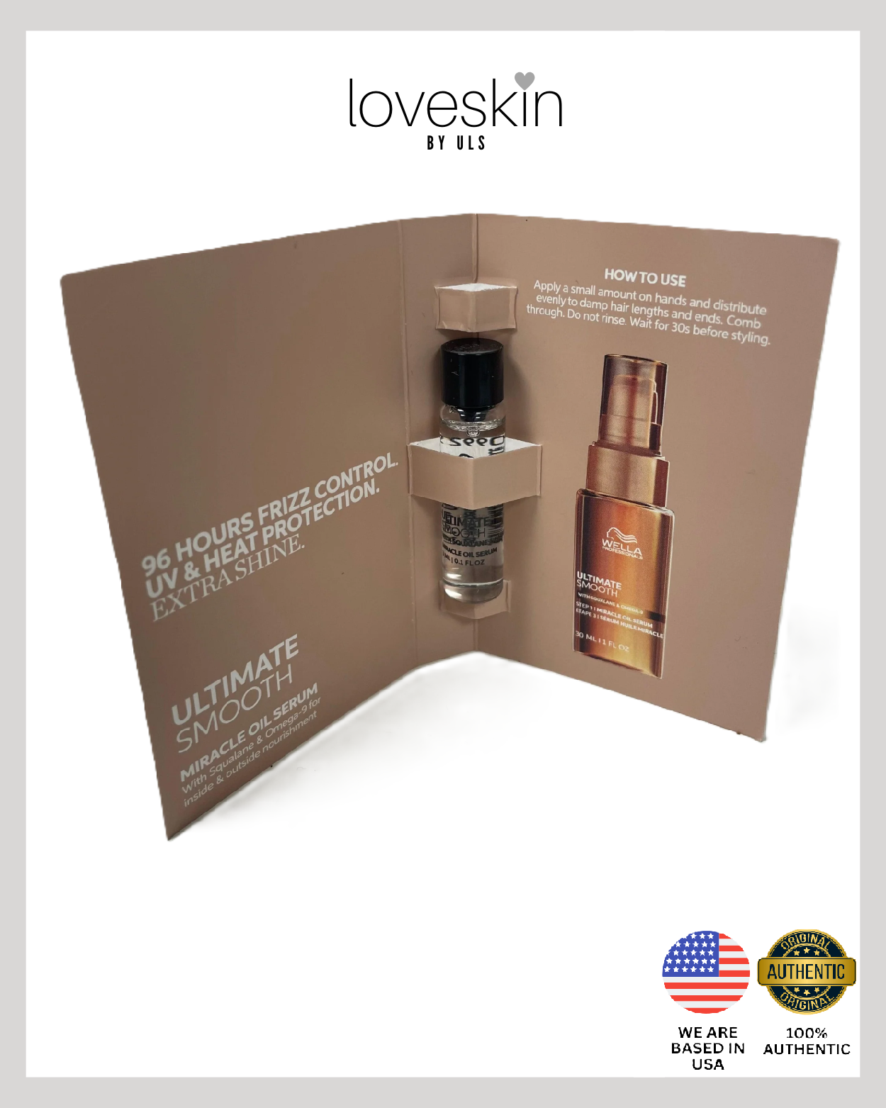 Wella 30 Seconds Miracle Oil Serum with Squalane + Omega-9 (Size: 3ml)