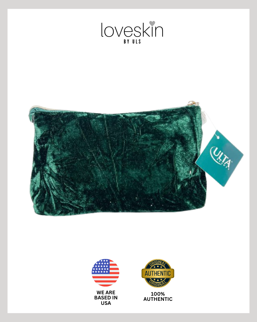 Ulta Makeup Suede Bag in Emerald