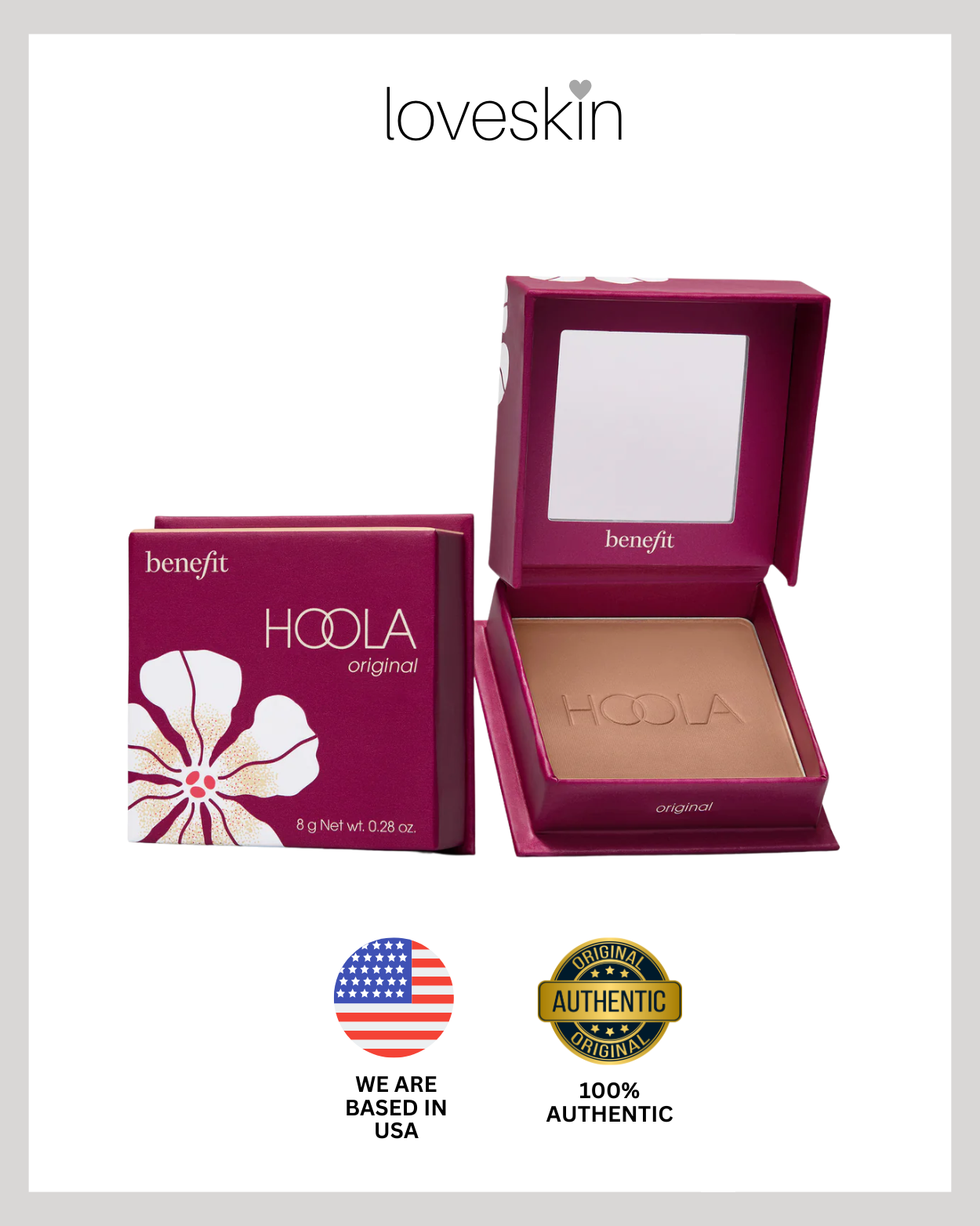 Benefit Hoola Matte Bronzer 8 g Net wt. 0.28oz