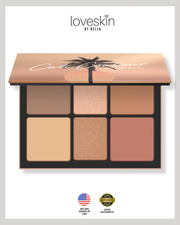 Smashbox Cali Contour Blush, Highlighter, & Bronzer Face Palette | Code: Light/Medium