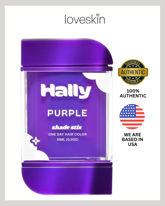 Hally Hair Shade Stix, Patent-Pending Temporary Hair Makeup, Purple, 10 ml