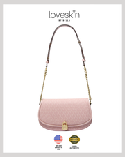 [100% Authentic ✅ or Money Back Guaranteed] Mila Medium Signature Logo Messenger Bag in Powder Blush (35T5GIMM8V)
