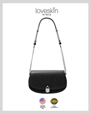 [100% Authentic ✅ or Money Back Guaranteed] Mila Medium Leather Messenger Bag in Black (35T5SIMM8L)