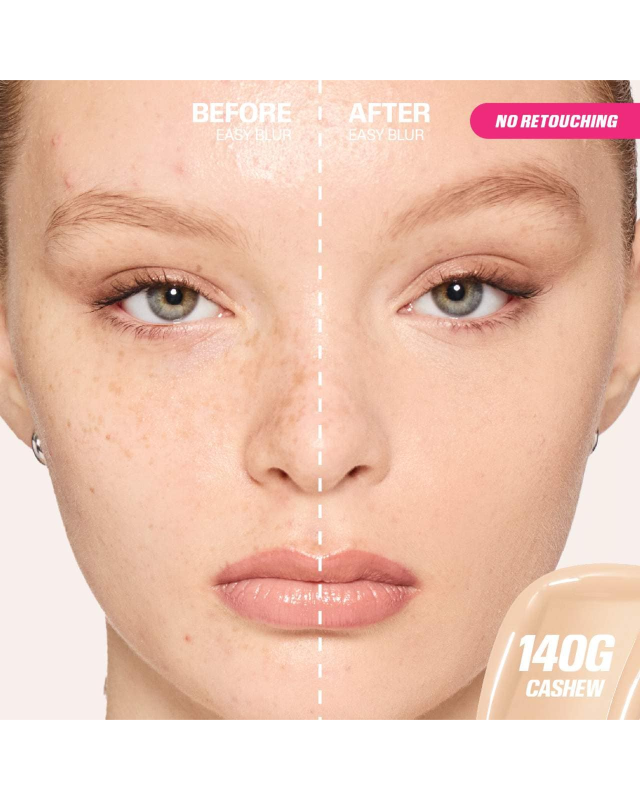 HUDA BEAUTY  Easy Blur Natural Airbrush Foundation with Niacinamide