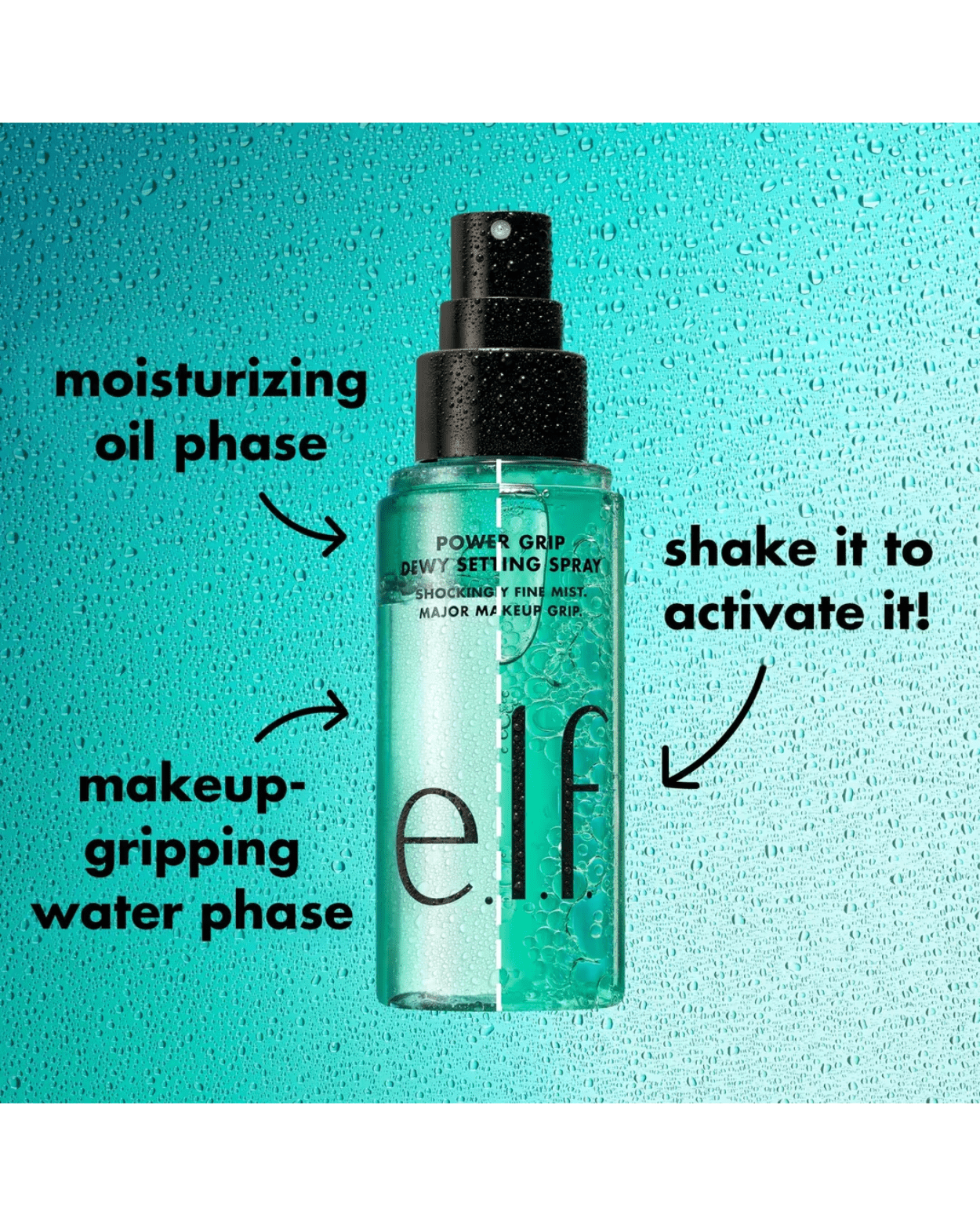 e.l.f. Cosmetics Power Grip Dewy Setting Spray (Size: 2.7oz/80ml)