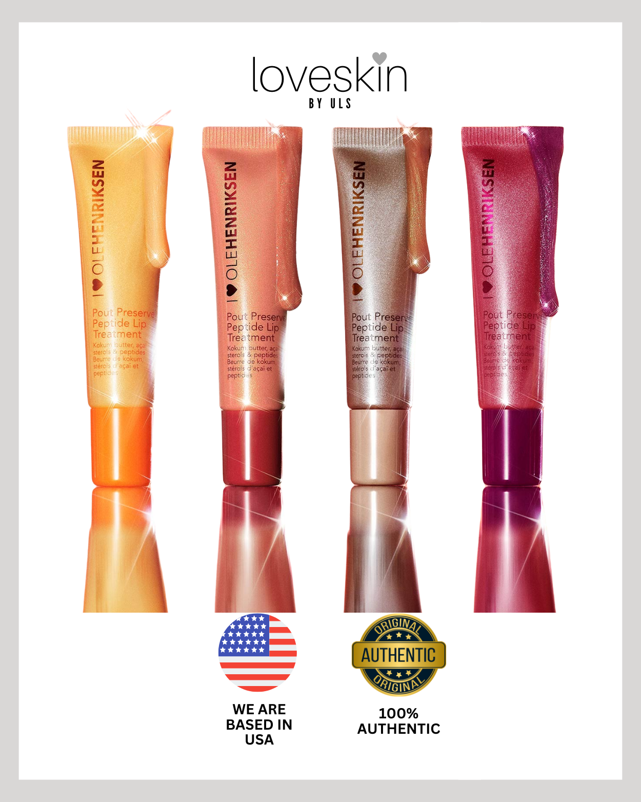 Olehenriksen Pout Preserve Peptide Lip Treatment Glimmers