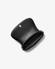 [100% Authentic ✅ or Money Back Guaranteed] Mila Medium Leather Messenger Bag in Black (35T5SIMM8L)
