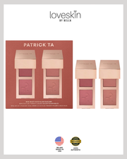 PATRICK TA  Mini Must-Have Major Headlines Double-Take Crème & Powder Blush Duo Set