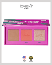 Been fit Cosmetics Game On Glow Blush & Highlighter Palette