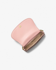 [100% Authentic ✅ or Money Back Guaranteed] Mila Medium Signature Logo Messenger Bag in Powder Blush (35T5GIMM8V)