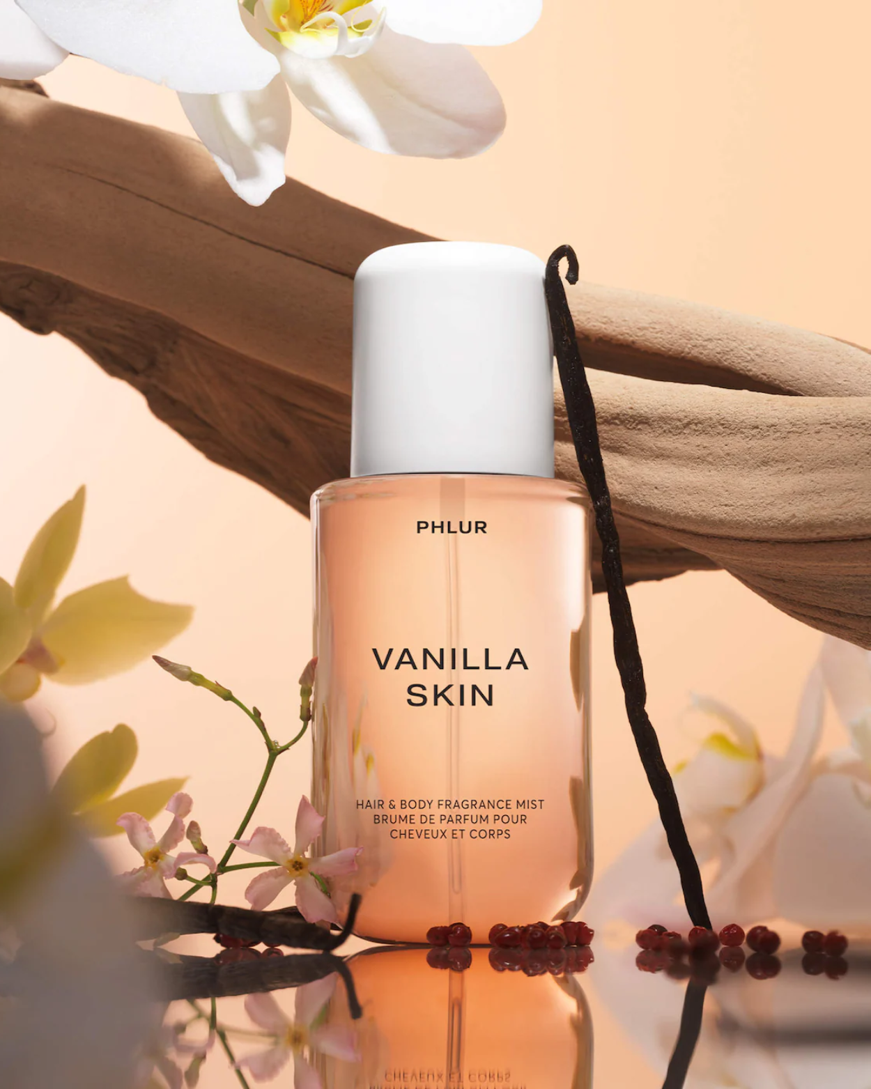 PHLUR  Vanilla Skin Body & Hair Fragrance Mist (Size: 237ml)