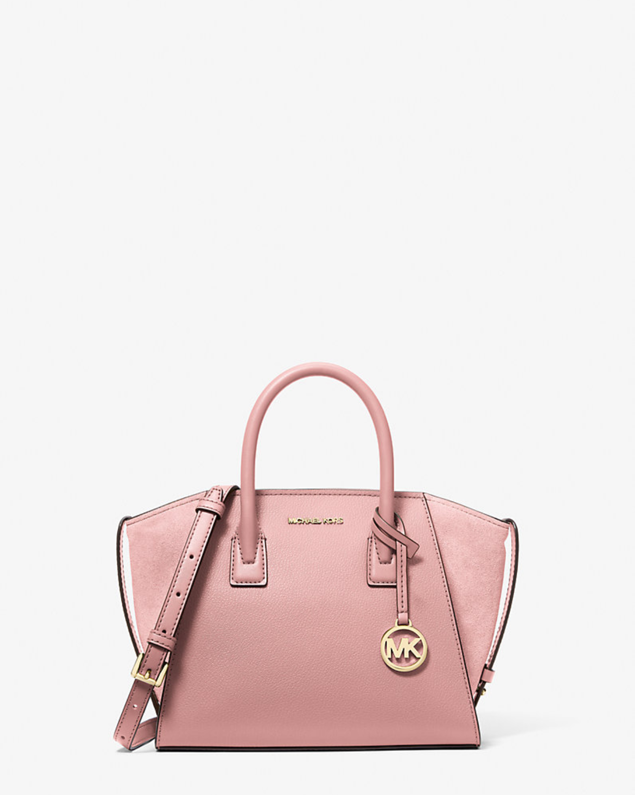 [100% Authentic ✅ or Money Back Guaranteed] Avril Small Pebbled Leather Satchel (35F4G4VS1L)