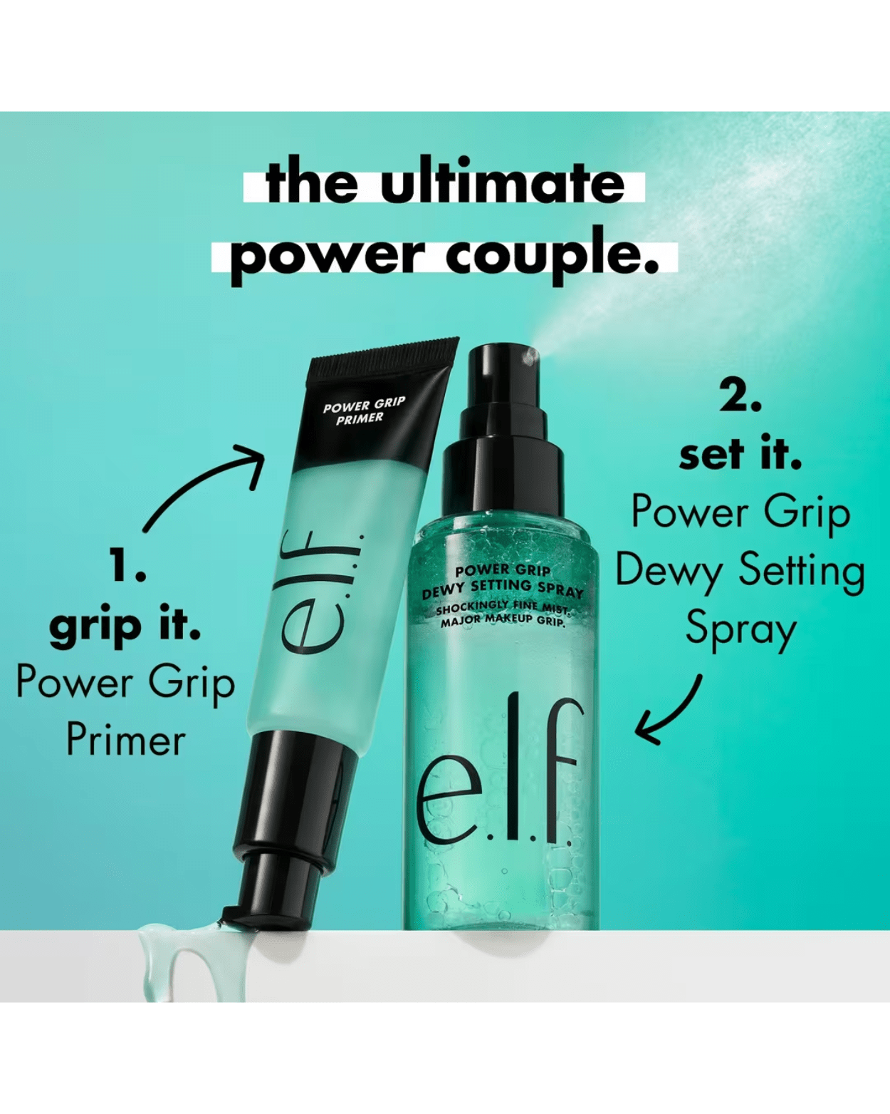 e.l.f. Cosmetics Power Grip Dewy Setting Spray (Size: 2.7oz/80ml)