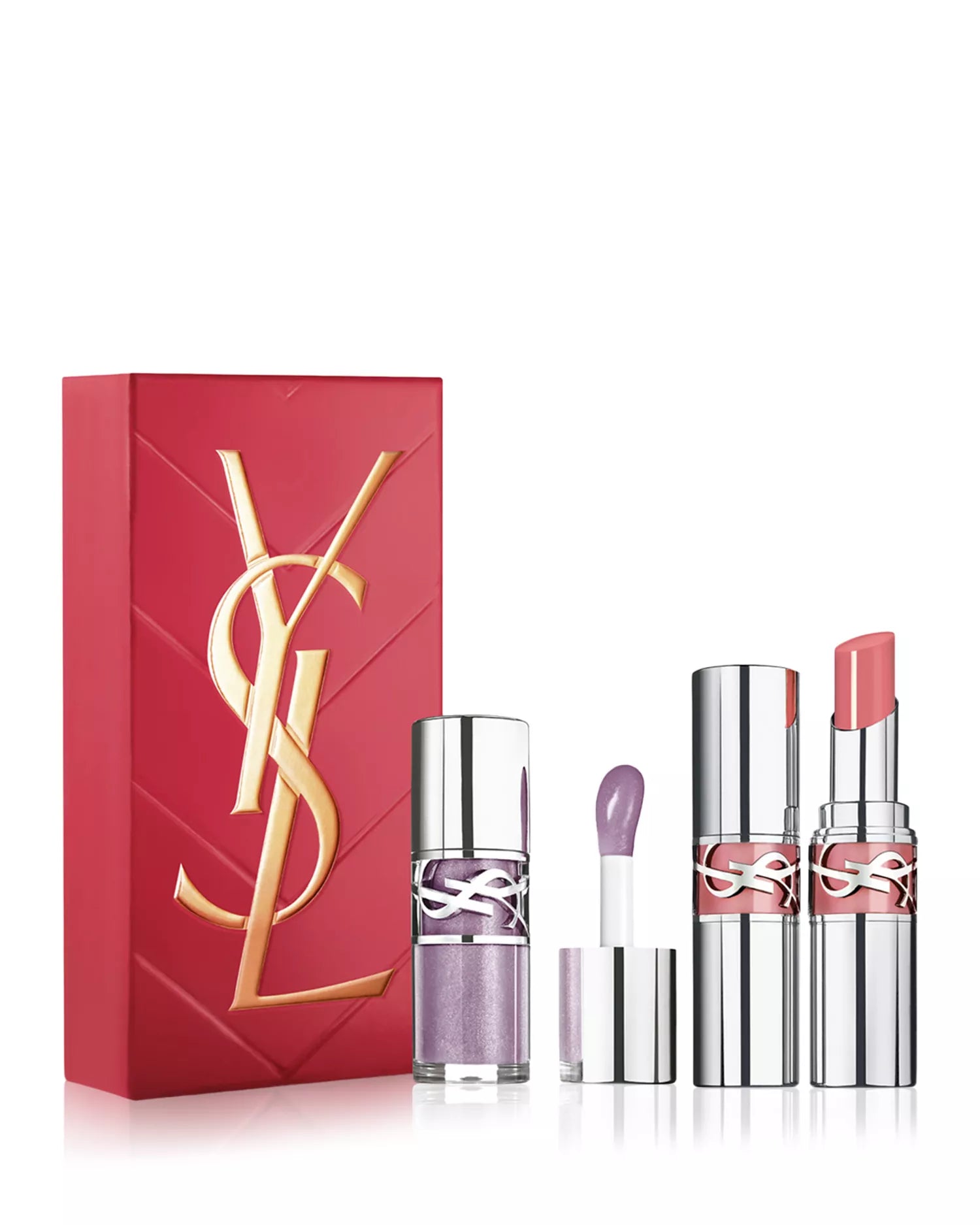 [Pre Order: ETA 4-8 Weeks] Yves Saint Laurent Beauty Loveshine Plumping Lip Oil Gloss & Lip Oil Stick Gift Set