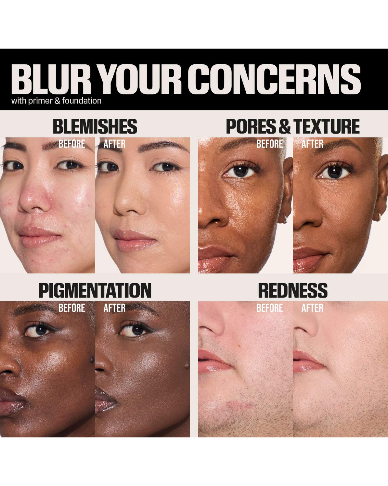 HUDA BEAUTY  Easy Blur Natural Airbrush Foundation with Niacinamide