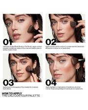 Smashbox Cali Contour Blush, Highlighter, & Bronzer Face Palette | Code: Light/Medium