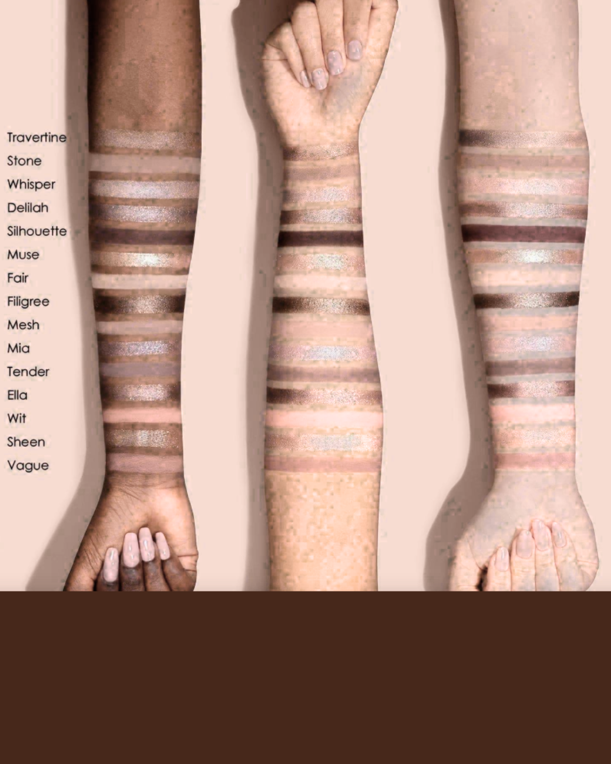 (Incoming Stock: ETA 30 Days) NATASHA DENONA I NEED A  N U D E  EYESHADOW PALET TE