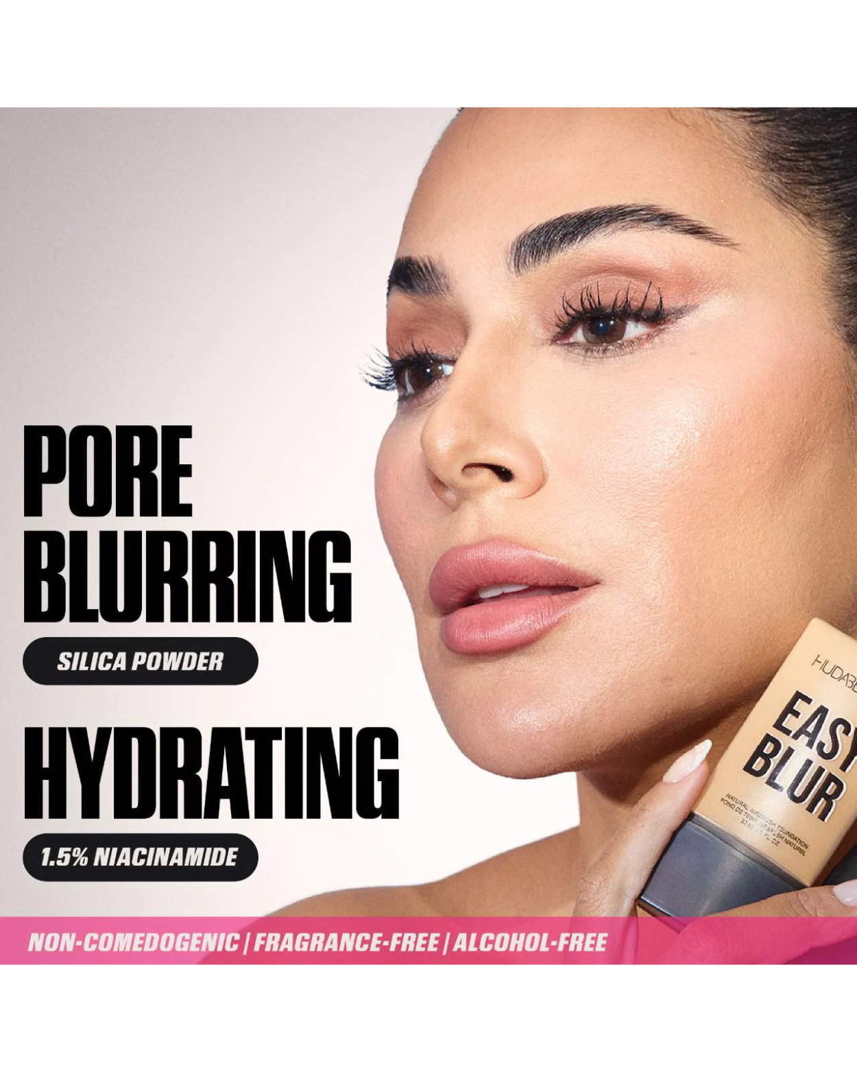 HUDA BEAUTY  Easy Blur Natural Airbrush Foundation with Niacinamide