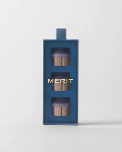 MERIT Mini Flush Balm Cream Blush Trio Set