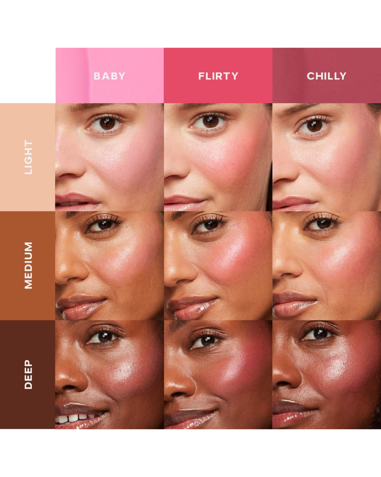 Saie Mini Dew Blush Trio Set