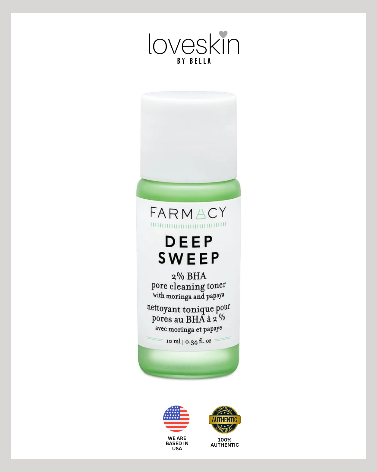 Farmacy 2% Salicylic Acid Toner for Face - Deep Sweep (Size: 10ml)