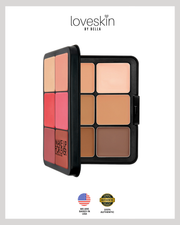 MAKE UP FOREVER HD SKIN FACE ESSENTIALS PALETTE WITH HIGHLIGHTERS |  Harmony 1 - Light to medium
