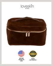 Ulta Beauty Luxe Plush Faux Fur Cosmetic Case