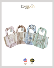 Trader Joe's Limited Striped Mini Canvas Tote Bags