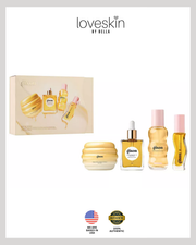 Gisou Glow All The Way Hair and Lip Gift Set