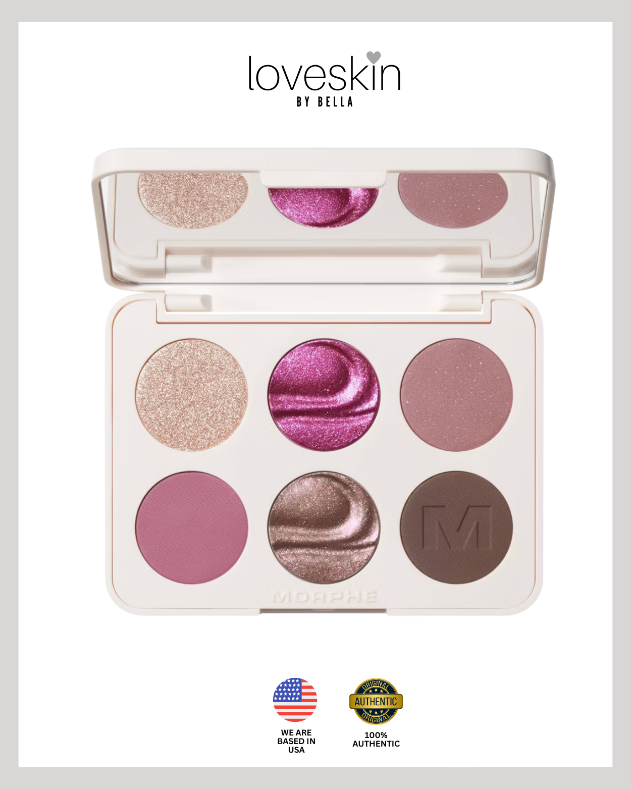 Morphe Love Byte Eyeshadow Palette - (Size: 7.5g: Pressed Powder)