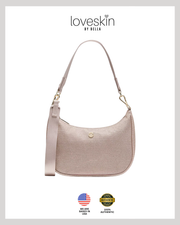 Lululemon City Essentials Small Shoulder Bag 3L Glitter in Pink Champagne