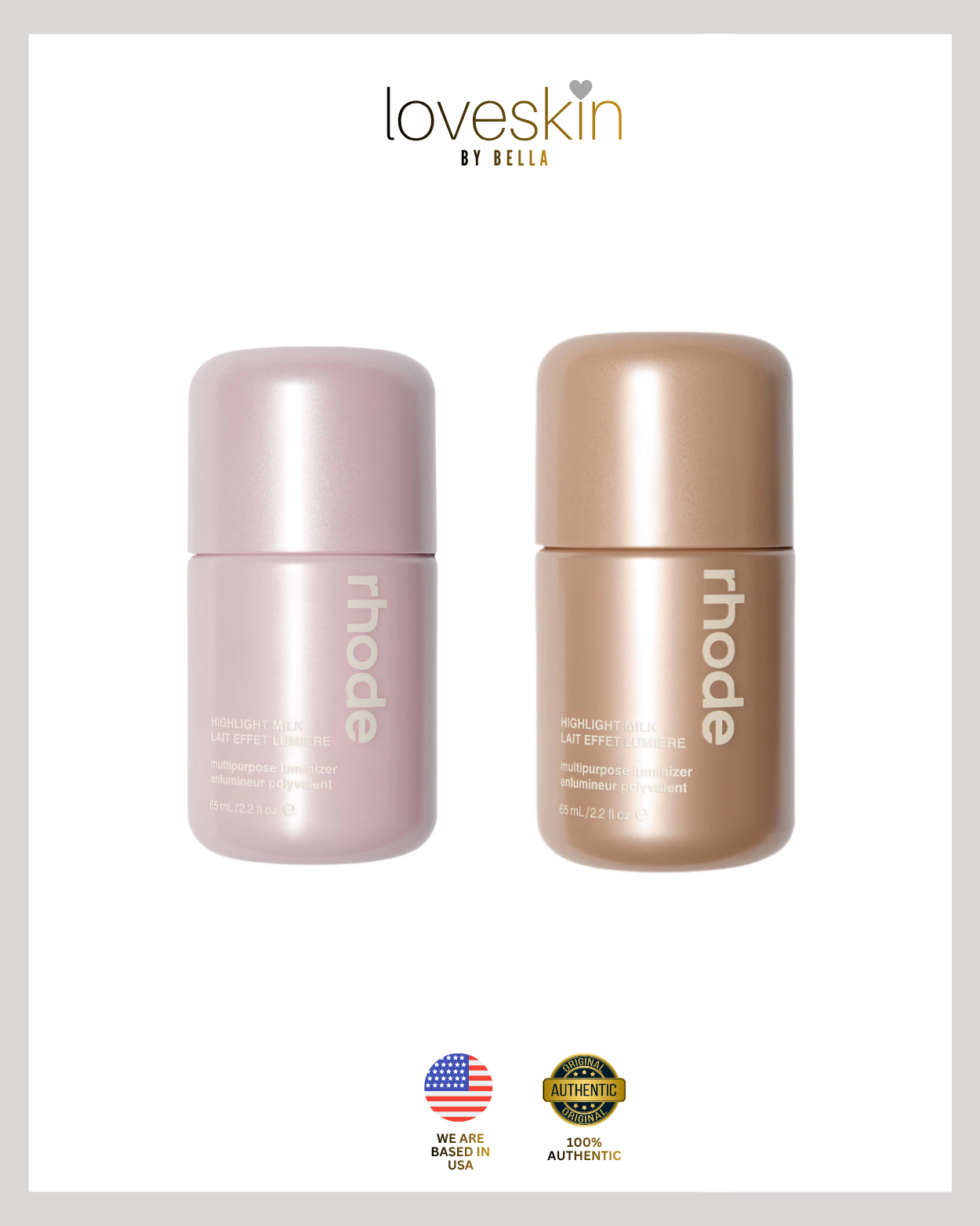 (Incoming Stock: ETA 30 Days) Rhode Highlight Milk Multipurpose Luminizer