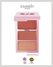 One/Size Cheek Clapper 3D Blush Trio Palette | Shade: Very That