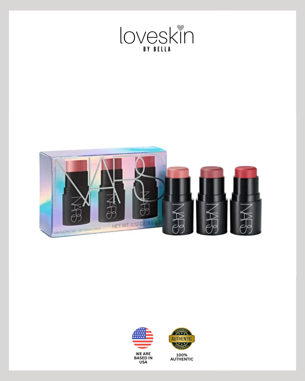 [Incoming Stock: ETA 30 Days] Nars Mini Multiple Set