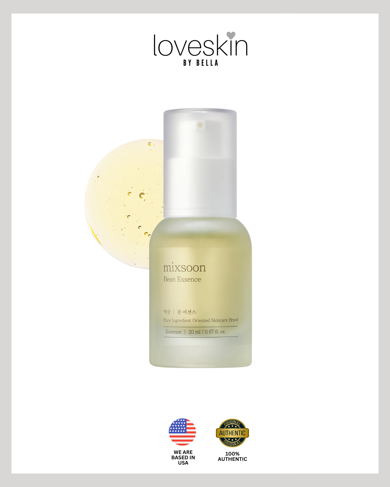 mixsoon Bean Essence (Size: 20ml)
