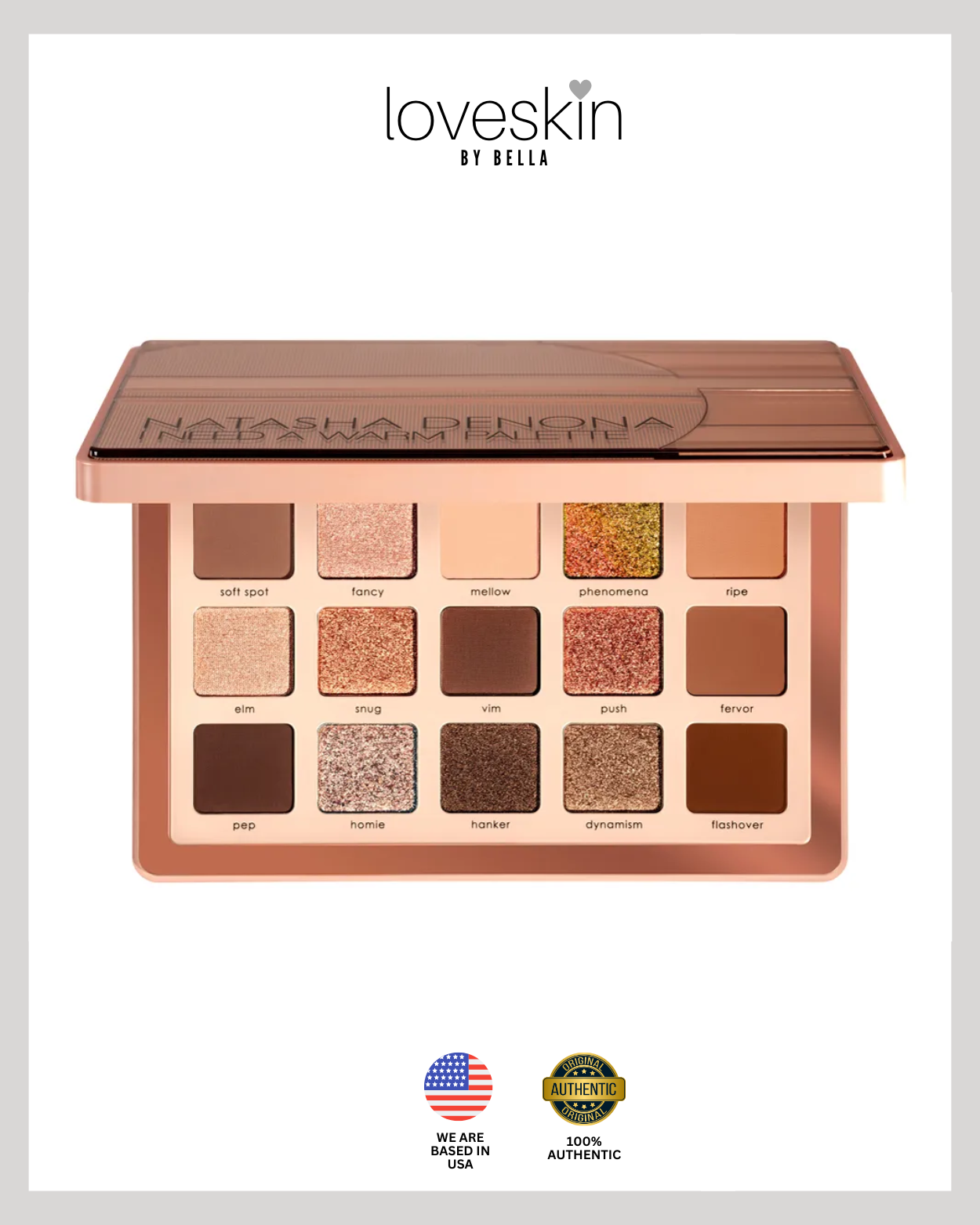 (Incoming Stock: ETA 30 Days) Natasha Denona I Need A Warm Palette • 18.4g