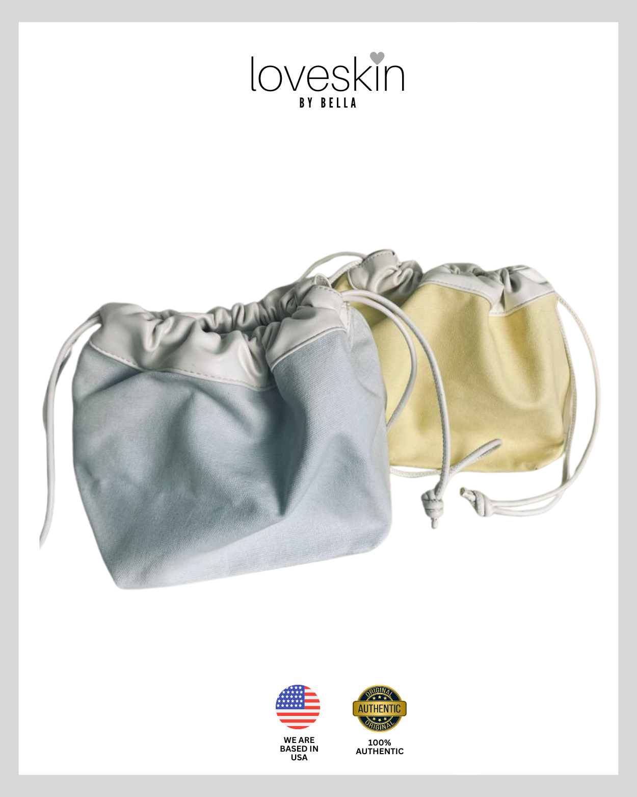 The Pastel Mint Drawstring Pouch