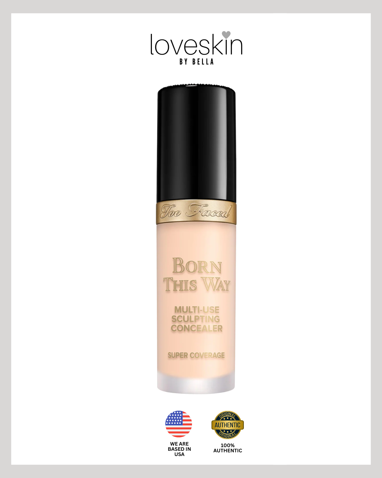 Too Faced  Born This Way Super Coverage Multi-Use Concealer with Hyaluronic Acid (Size: 13.5ml)