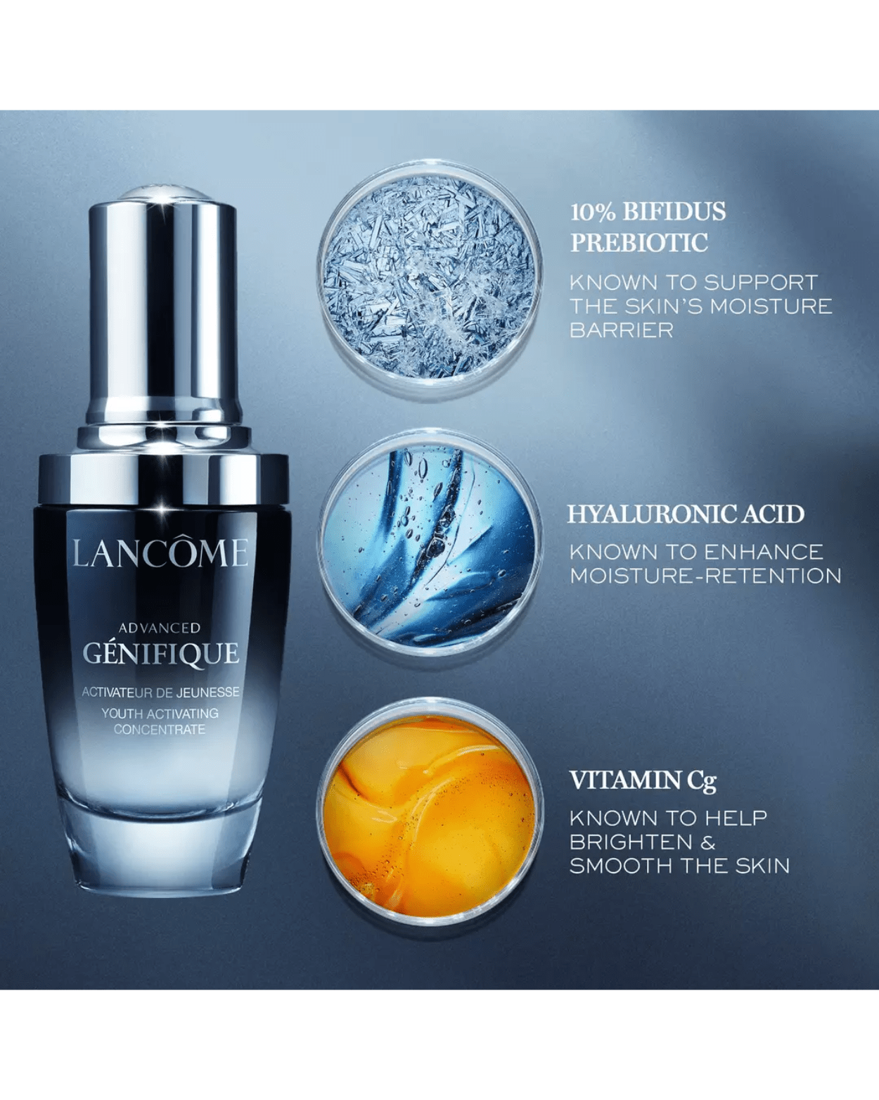 Lan côme Advanced Génifique Radiance Boosting Face Serum with Bifidus Prebiotic