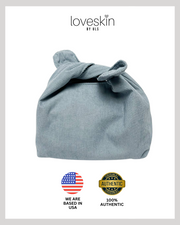 Ulta Beauty Soft Knot Makeup Bag with Magnetic Closure – Dusty Blue