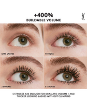 [Incoming Stock: ETA 30 Days] Yves Saint Laurent Lash Clash Extreme Volume Waterproof Mascara (Size 0.3 oz / 9 ml)