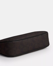 [100% Authentic ✅ or Money Back Guaranteed] Nolita 19 In Signature Canvas in signature canvas/Gold/Walnut/Black (CW426)