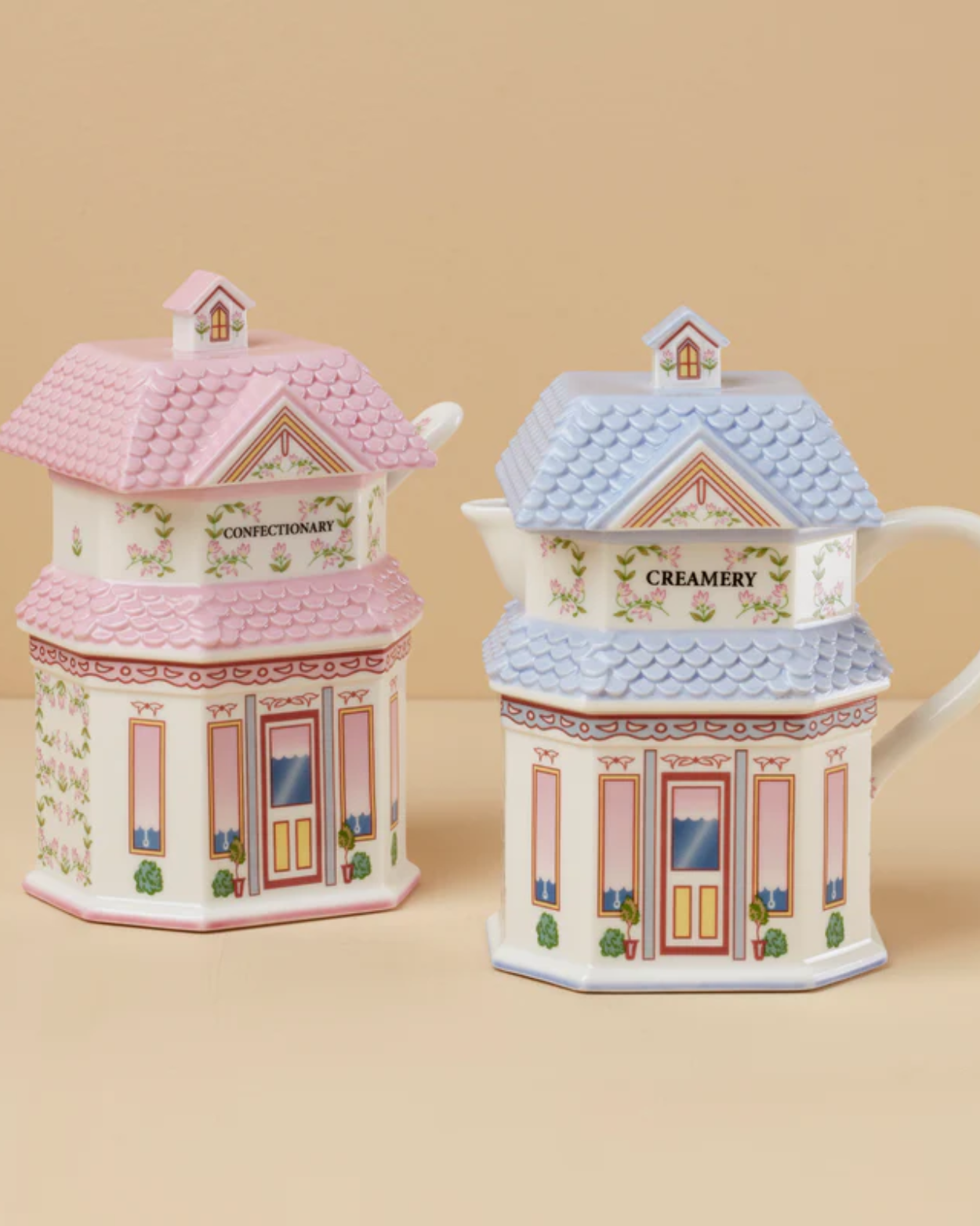 Lenox Spice Village Sugar & Creamer Set