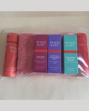 PEACH & LILY 7 Pieces Cleanser Polisher Serums Moisturizer Cream Wristbands