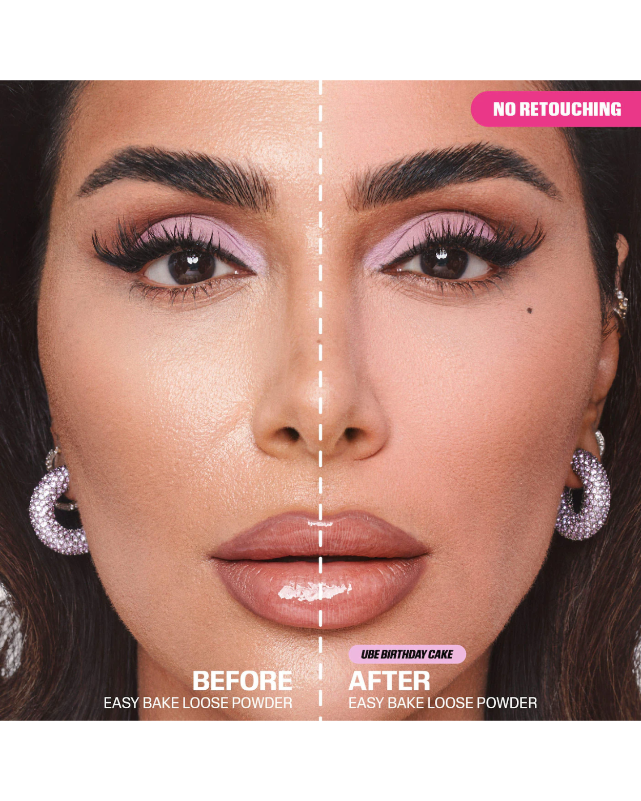 HUDA BEAUTY  Easy Bake Blurring Loose Baking & Setting Powder Matte finish - Standard size