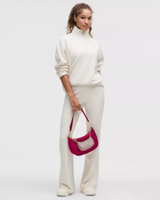 Lululemon City Essentials Nano Shoulder Bag Glitter in Pink Champagne