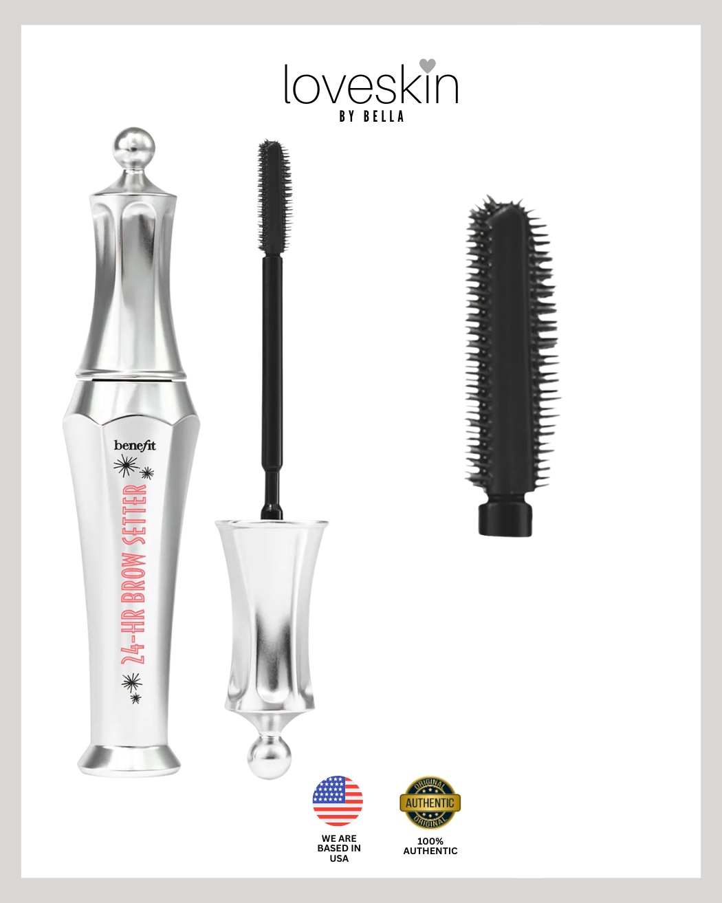 Benefit Cosmetics  24-HR Brow Setter Clear Brow Gel with Lamination Effect (Size: 7ml)