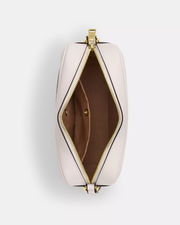 [100% Authentic or Money Back Guaranteed] Jamie Camera Bag In Signature Canvas in signature canvas/Gold/White/Chalk (CZ186