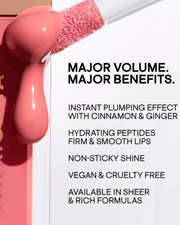 PATRICK TA  Major Volume Plumping Lip Gloss | Shade Full Syringe (Size: 9ml)