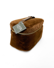 Ulta Beauty Luxe Plush Faux Fur Cosmetic Case
